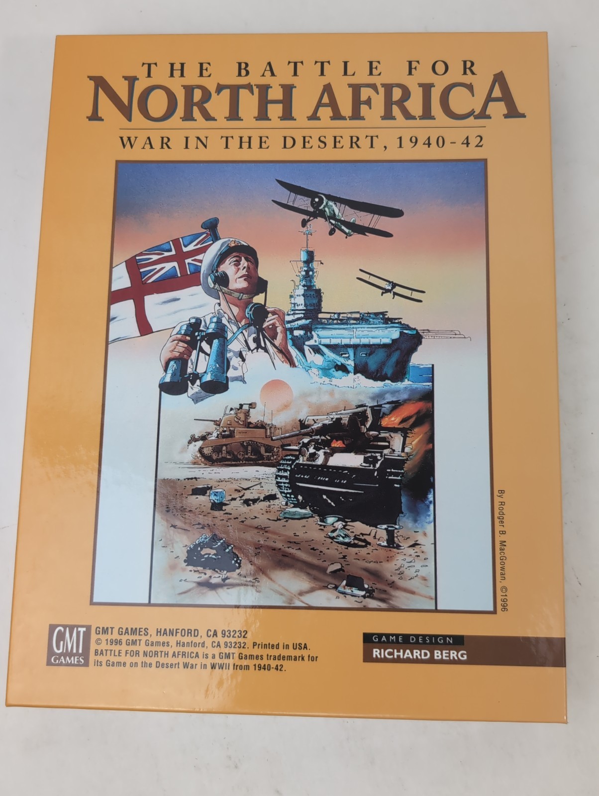 THE BATTLE FOR NORTH AFRICA War In The Desert 1940-42 #9603- GMT – NOS Unpunched