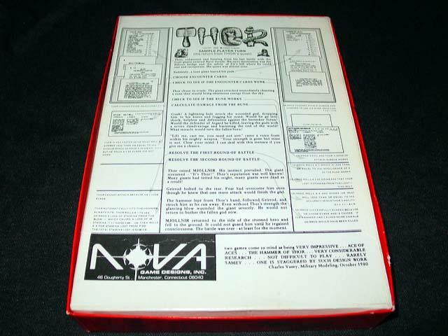 NOVA (Phoenix) 1980 – The Hammer of Thor – Game of Norse Mythology (UNPUNCHED)