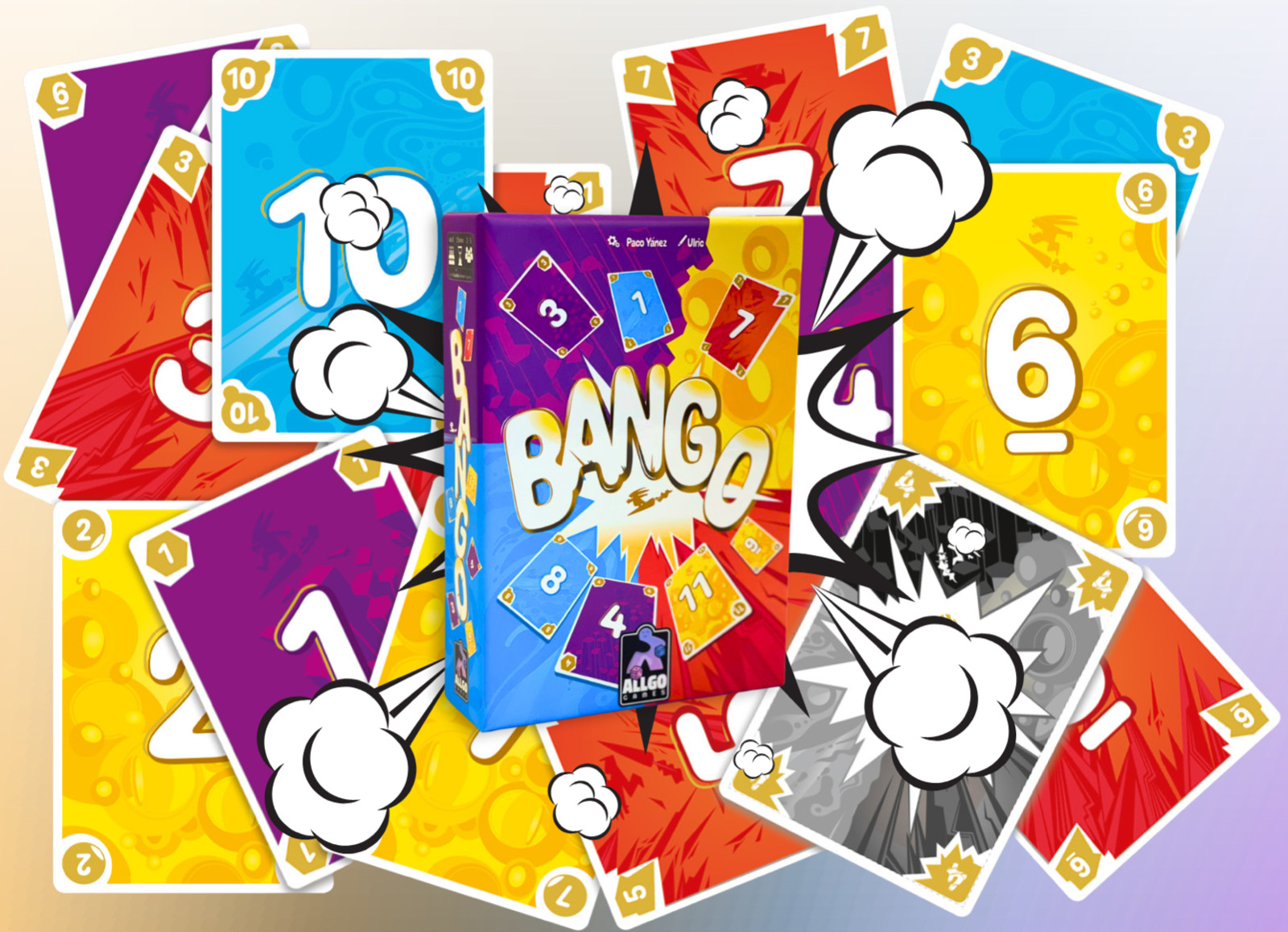 Bango Allgo Games Family Game Card Game Laying Game Kids Game Gambling