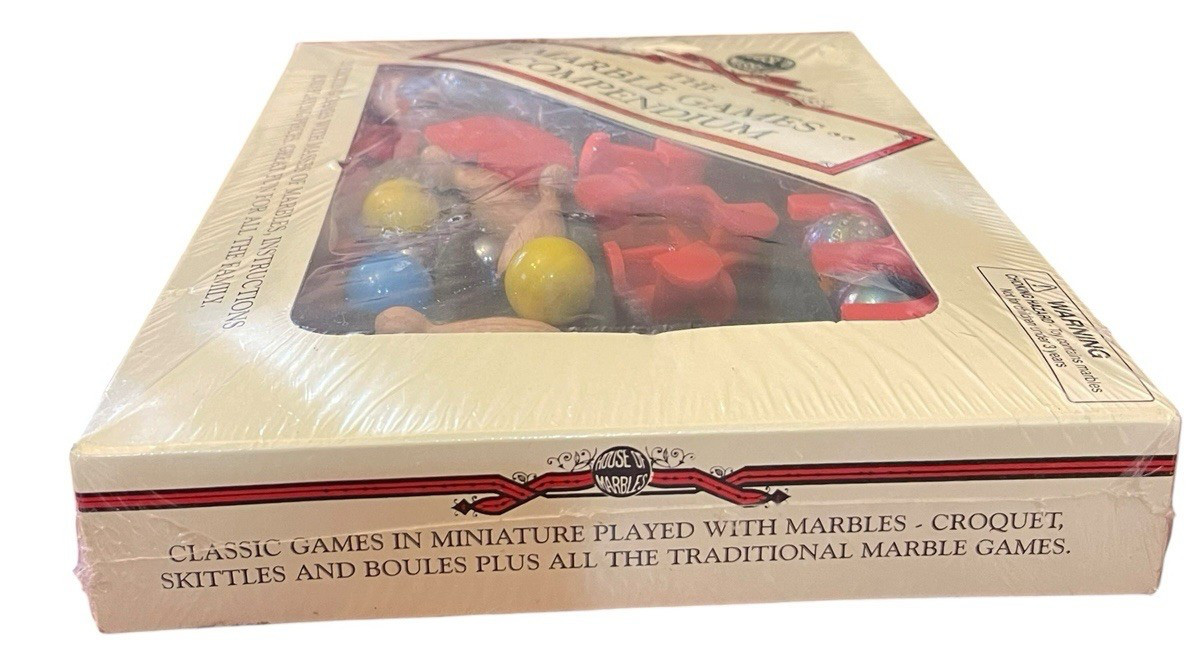 House Of Marbles The Marble Games Compendium England NEW SEALED 20 Games *READ