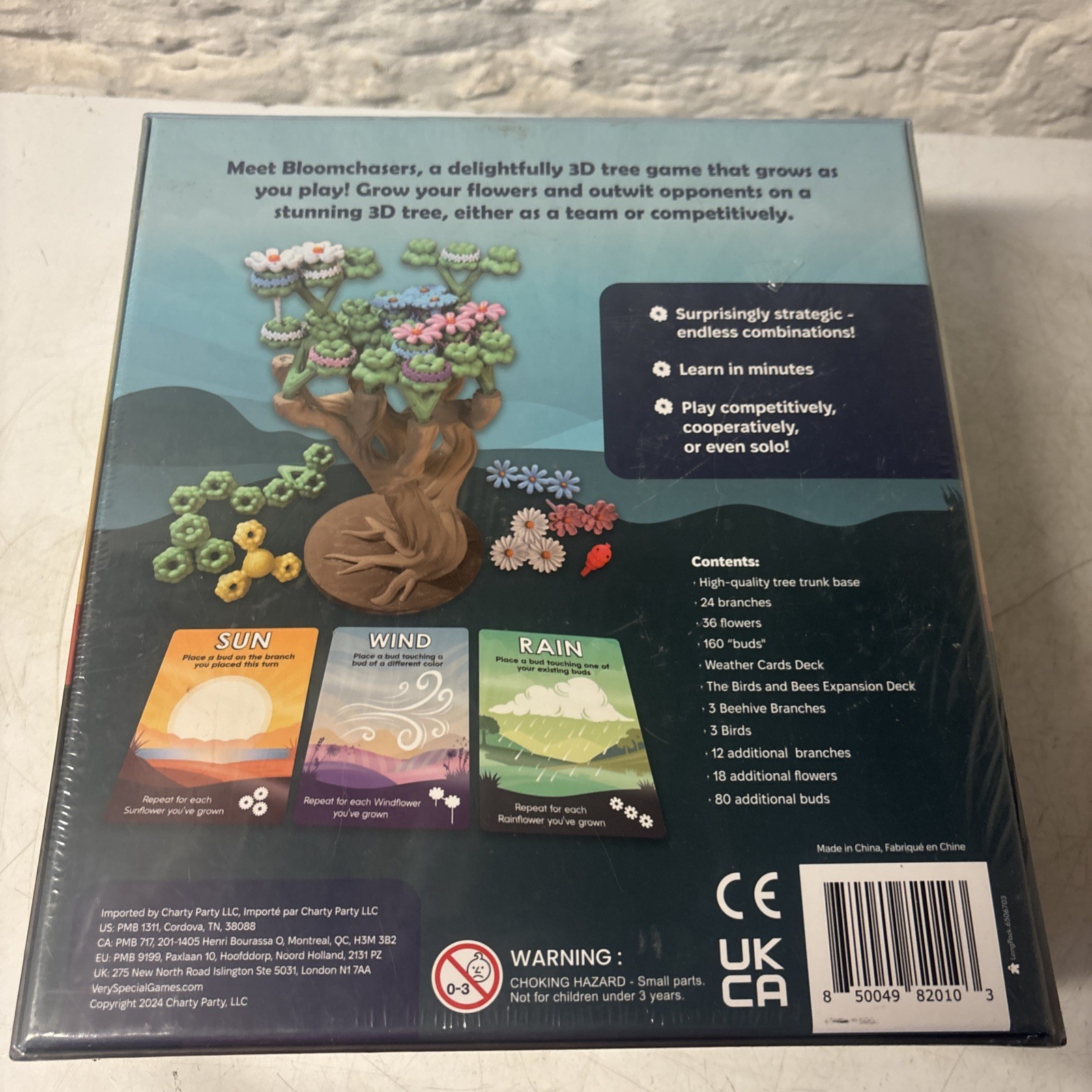 Bloomchasers 3D Game Of Flowers And Wits By Tavey Lean New In Box sealed