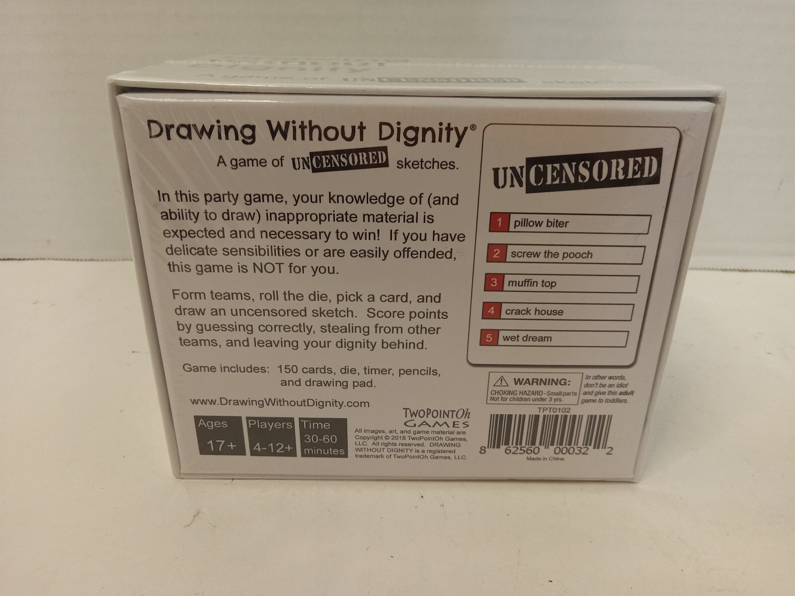 Drawing Without Dignity A Game of Uncensored Sketches Adult Pictionary Sealed