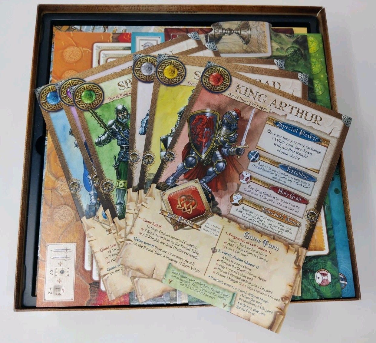 Shadows Over Camelot, Days of Wonder, Excalibur Camelot Board Game, Complete