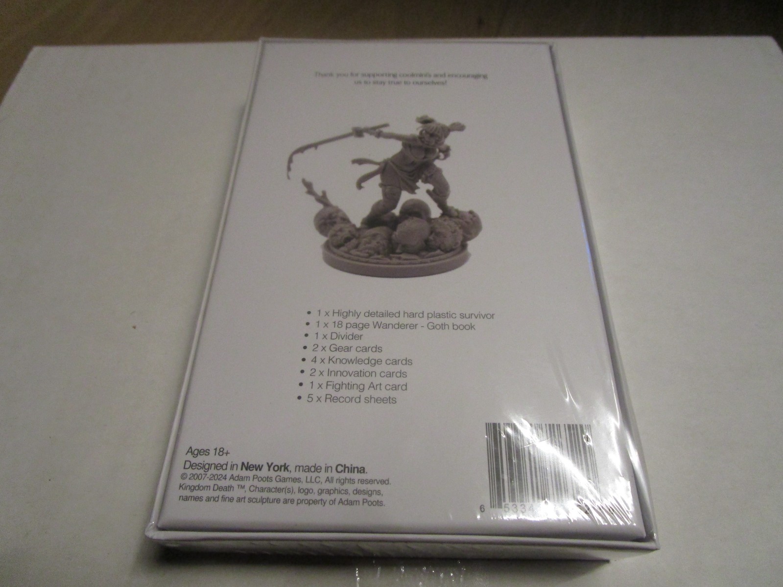 NEW Sealed Kingdom Death Monster GOTH Wanderer Expansion KDM