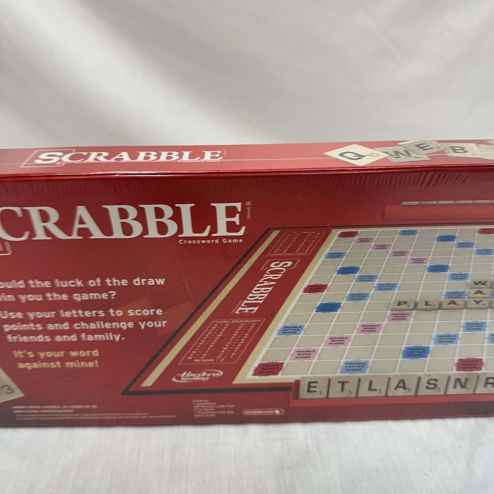 New Sealed Hasbro Scrabble Game Classic Crossword Board Game A8166 2013