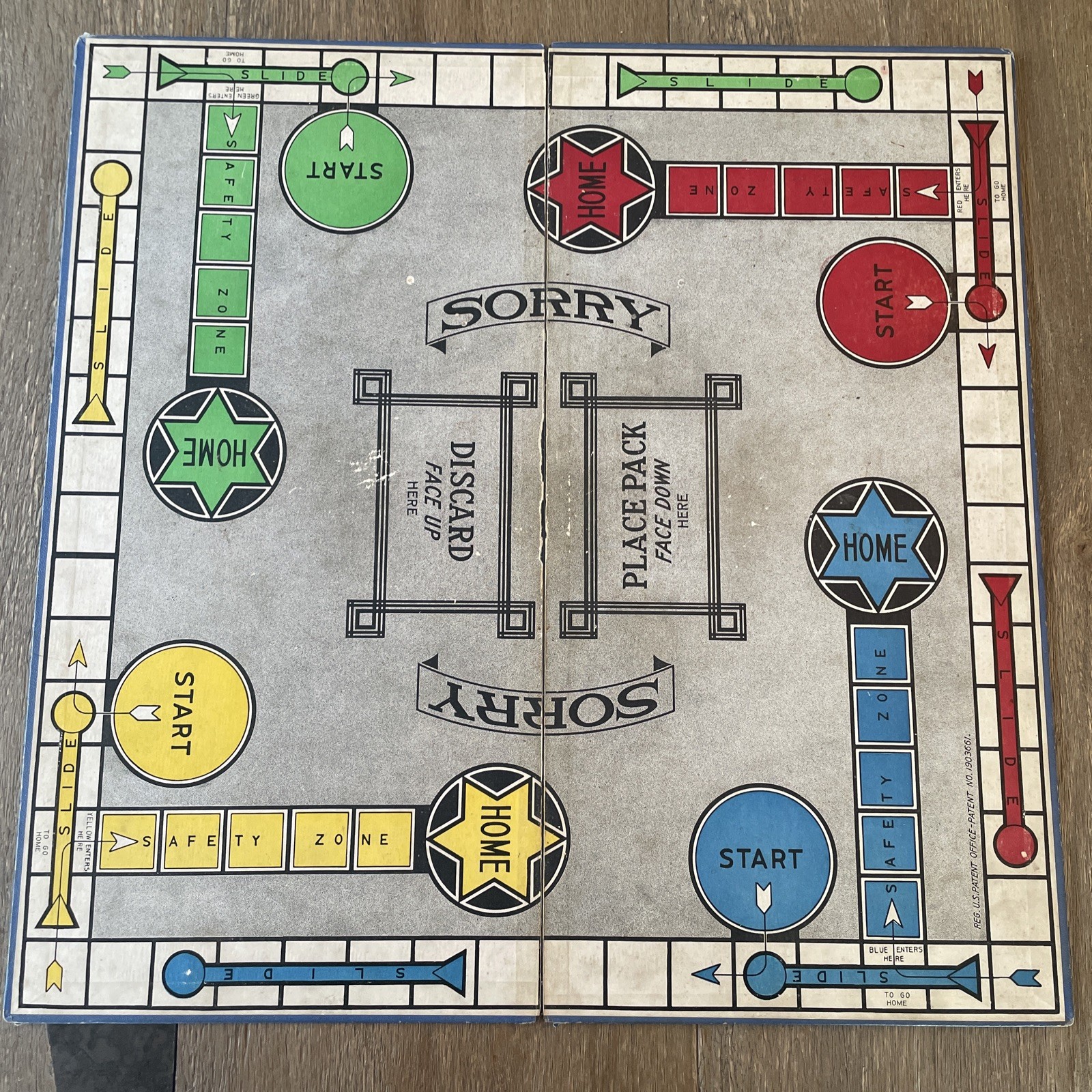 RARE 1930s Fashionable English Game SORRY! Complete Board Game Early Edition