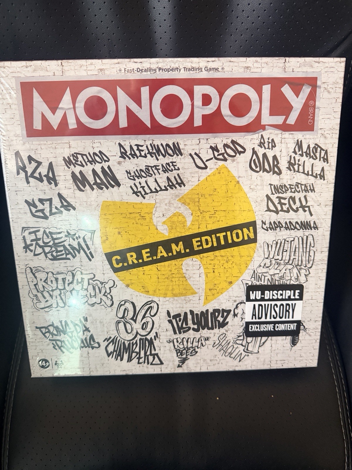 WU-TANG CLAN CREAM LIMITED EDITION MONOPOLY BOARD GAME NEW In Hand Shipping Now