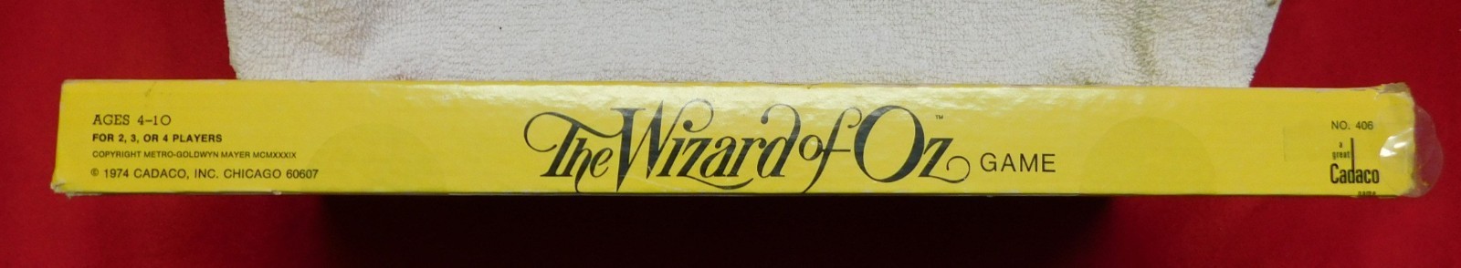 Vintage Wizard of Oz Board Game Cadaco 1974
