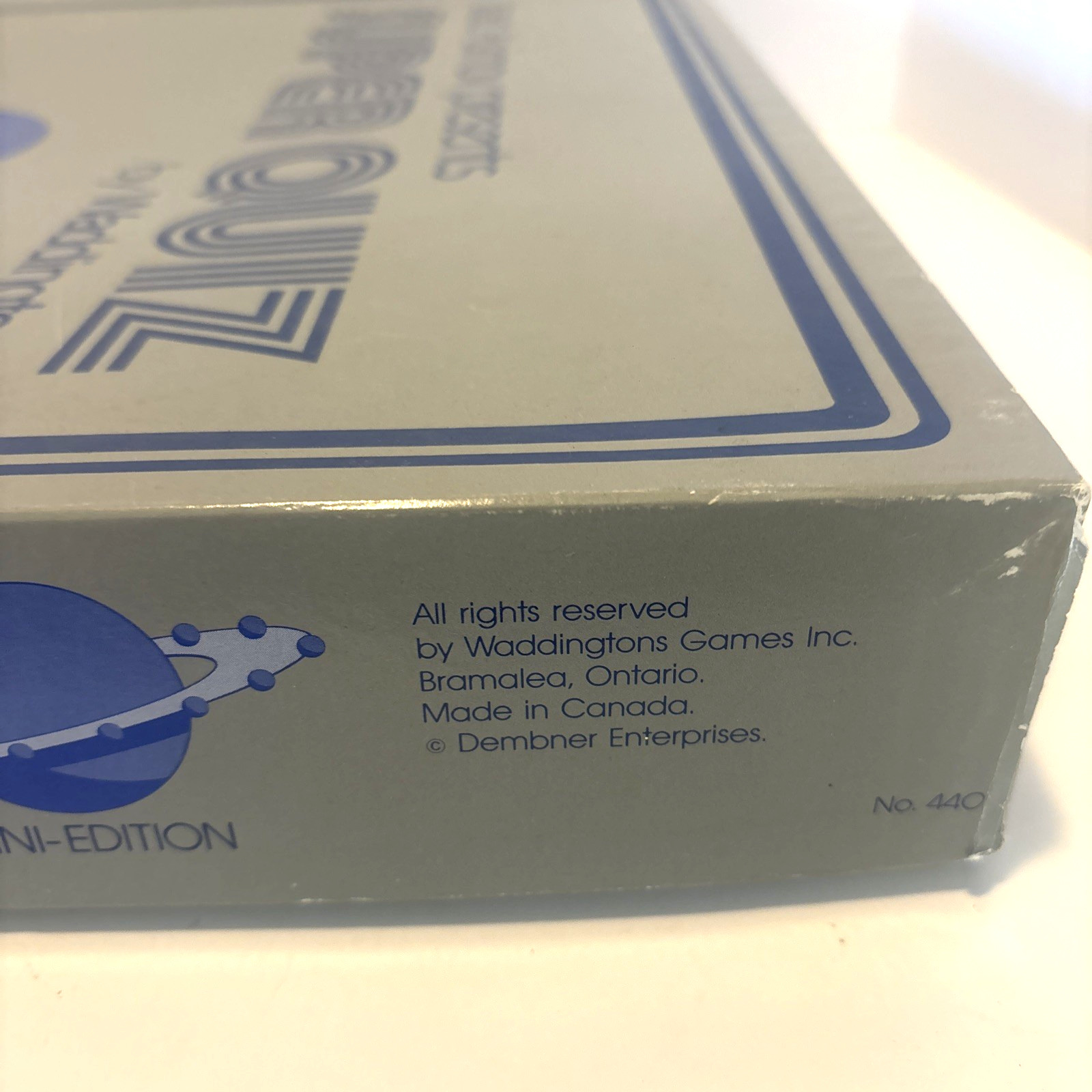 Vintage 80s Super Quiz Board Game Omni Edition 440 Rare Waddingtons COMPLETE