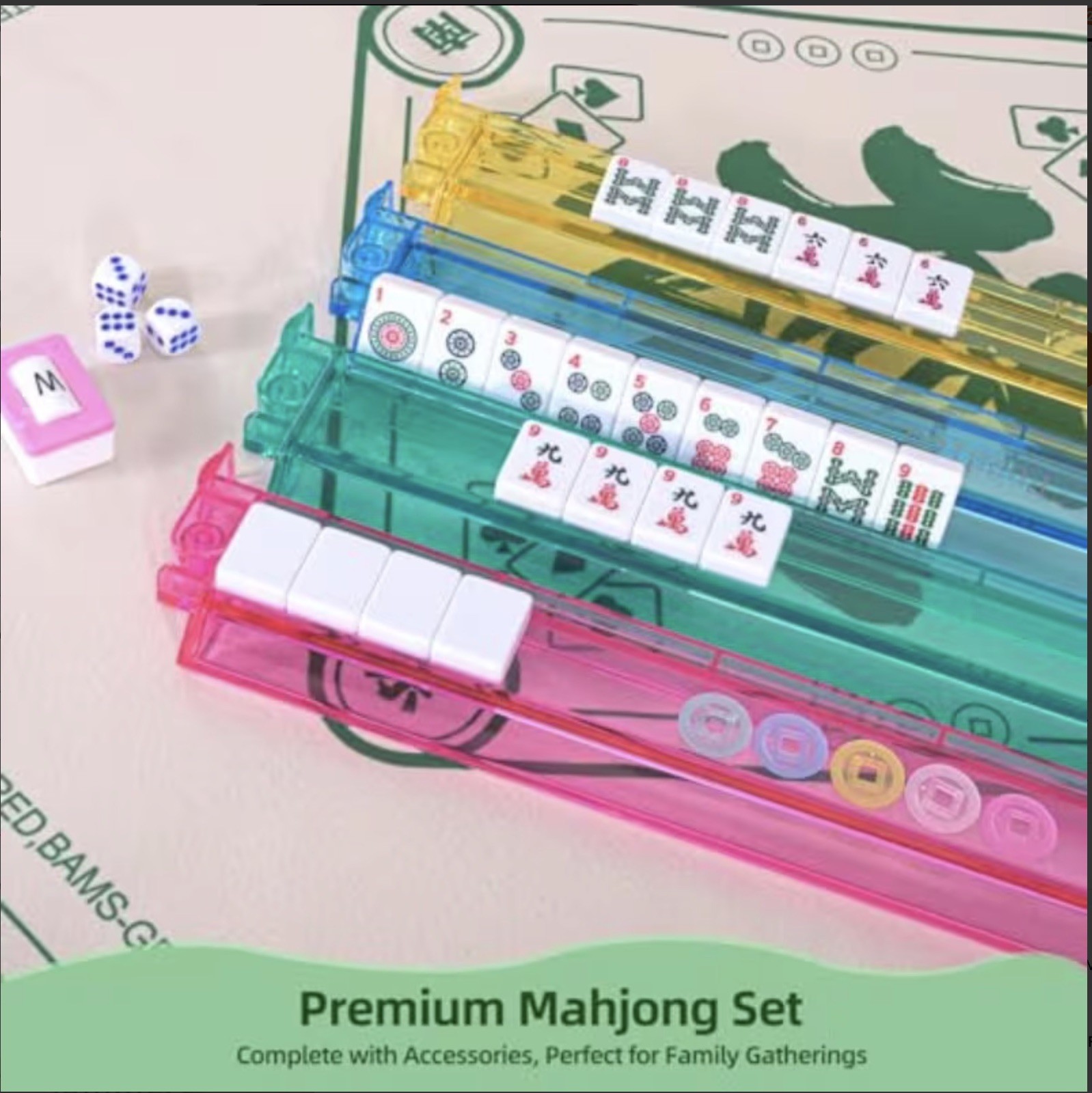 Mahjong Set in Travel Bag NEW