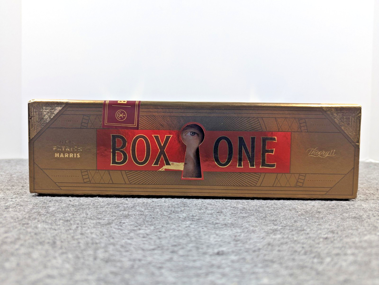 Box One Game by Neil Patrick Harris Escape Room Theory11 Puzzle Card Complete