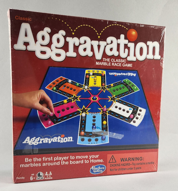 Aggravation Board Game – Family Game Night Kids & Adults Retro Classic — NEW!