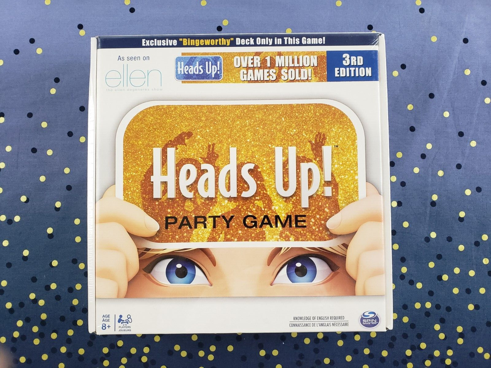 Heads Up! Party Game | 3rd Edition | As Seen on Ellen | Spin Master Games | 8+