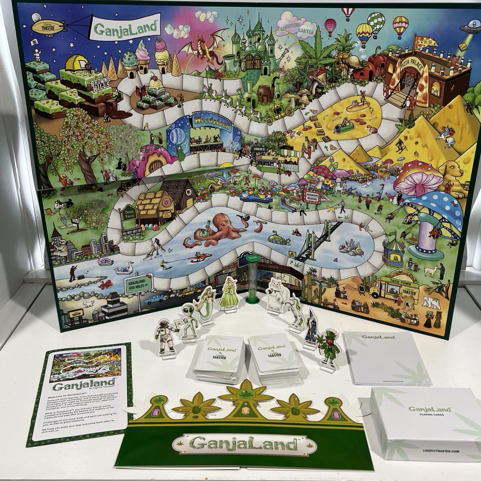 Ganjaland Board Game | An Epic Weed Adventure Adults Complete