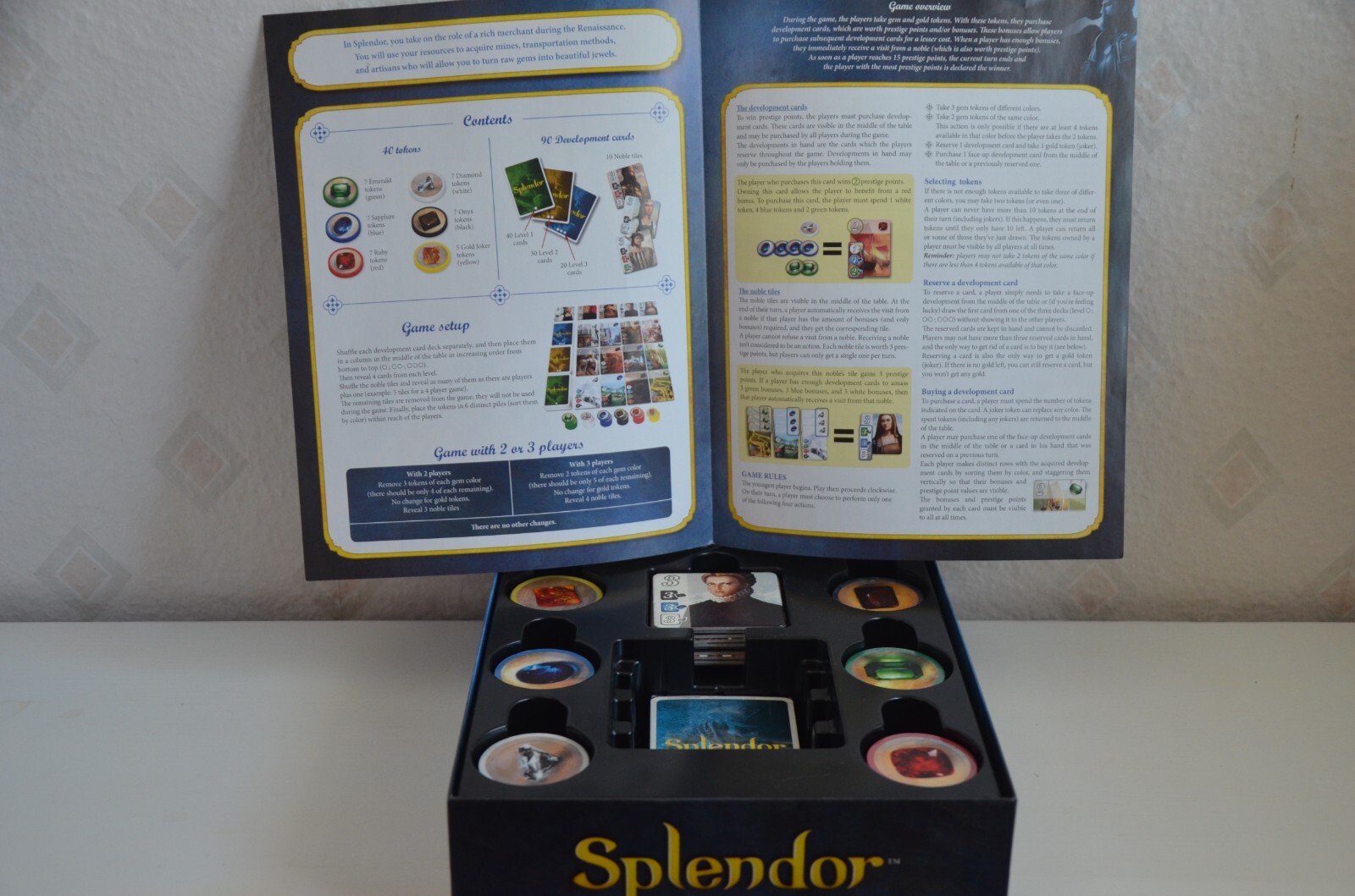 Splendor: The Greatest Gemstone Merchants of the Renaissance Game new open box