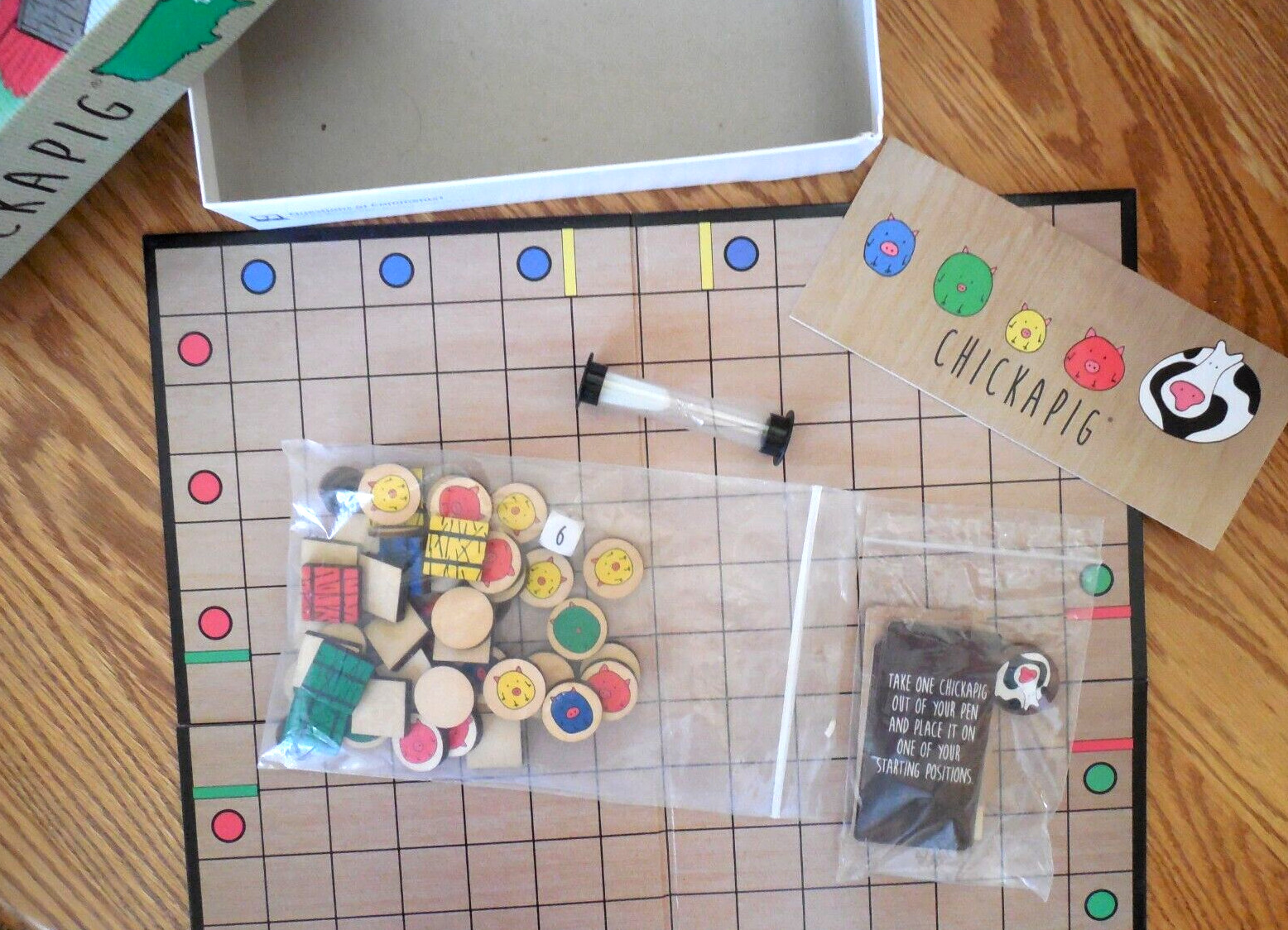 Buffalo Games “Chickapig” FARM to TABLE Family Board Game 2-4 Players Age 8+