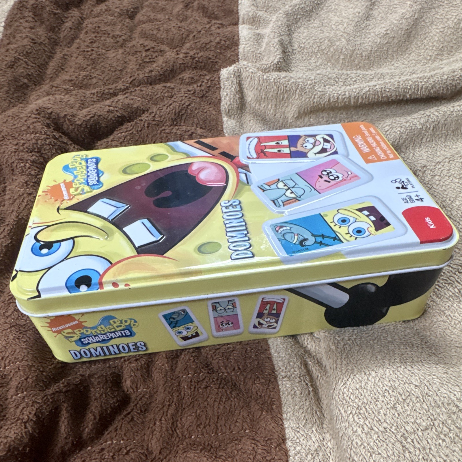SpongeBob SquarePants Domino Set 28 Piece, 2009 Cardinal Games Edition