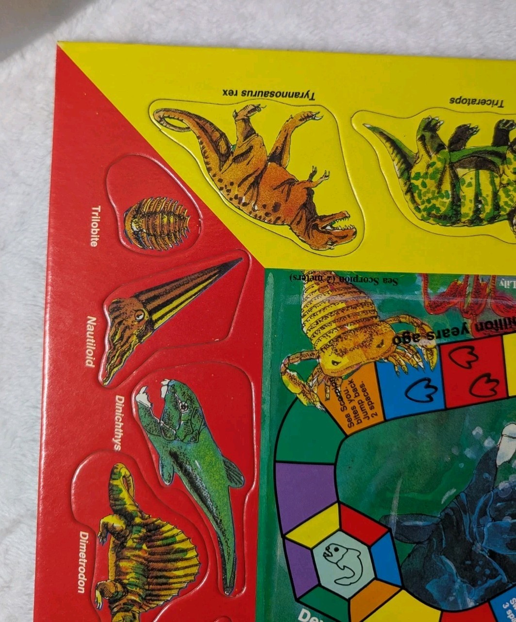 Vintage Dinosaurs and Things Puzzle Board Game 1986 Aristoplay – COMPLETE Rare