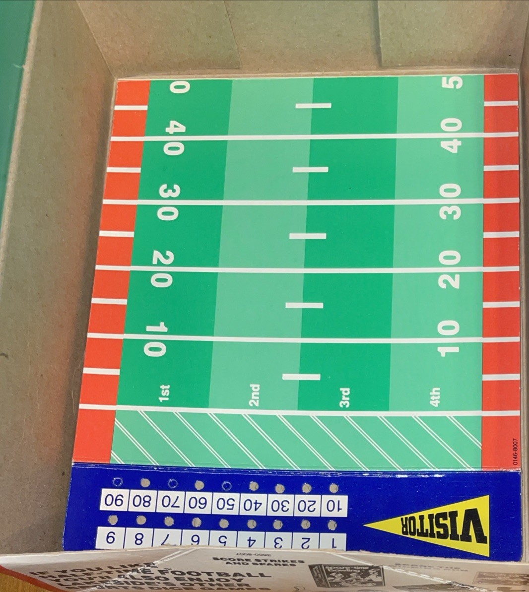 Vintage Half-Time Football Game – 8294 Complete – Lakside – Sports Dice in box