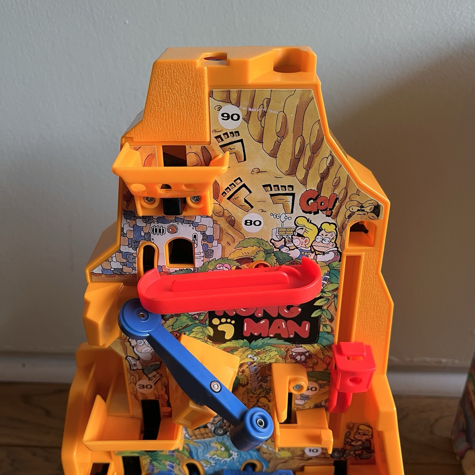 Vintage 1982 Tomy Kongman Game w Box Parts Battery Toy King Kong Marble Maze