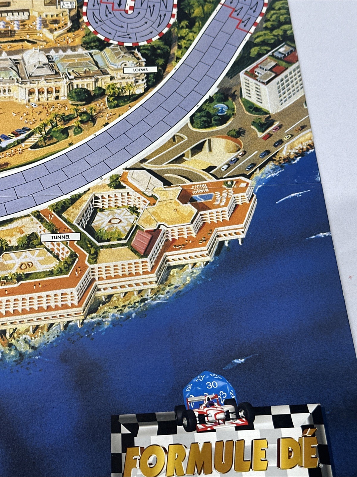 FORMULA DE Map Track Base Game Boards MONACO/ZANDVOORT #1 Nederland Circuits 1/2