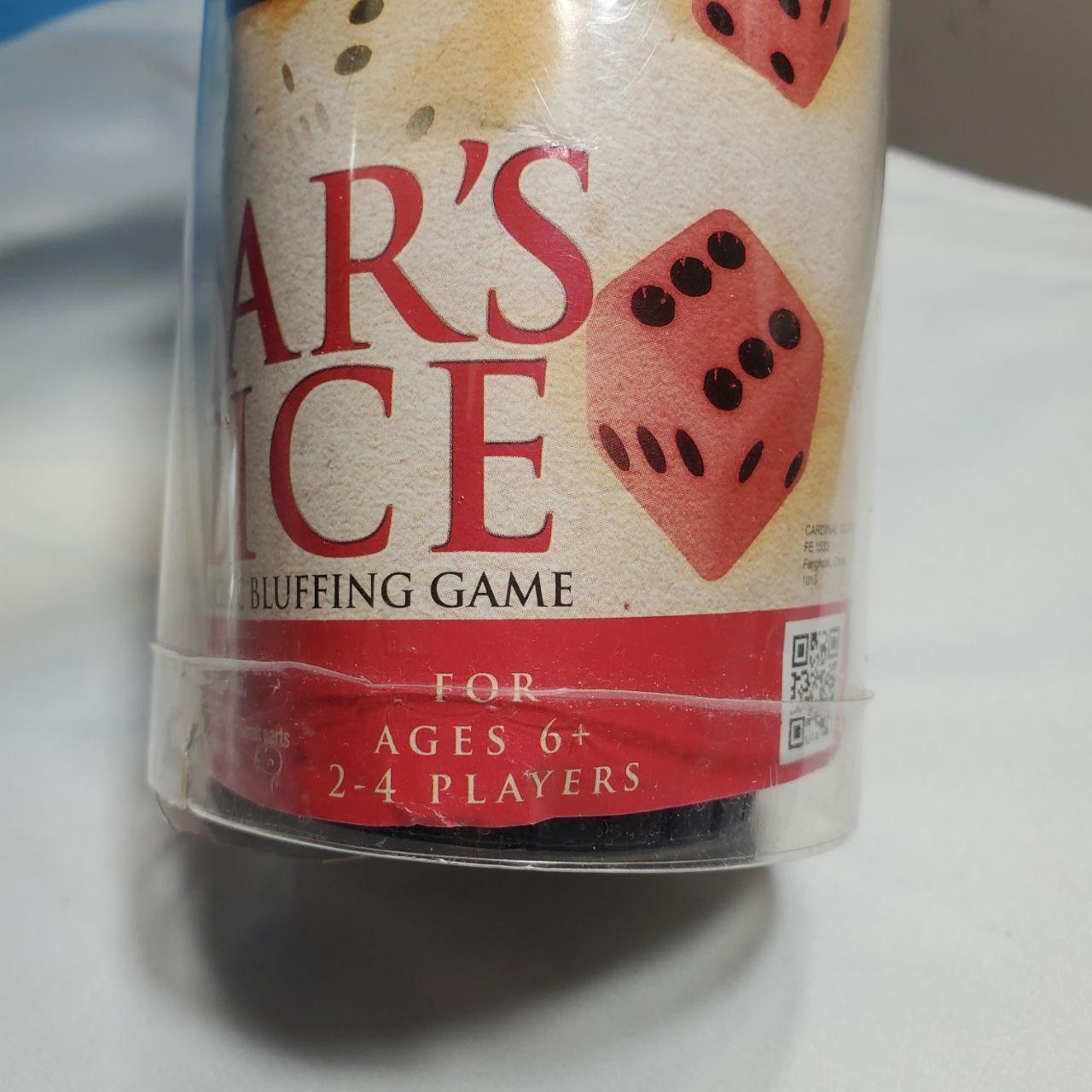 Cardinal Liars Dice The Classic Bluffing Game 2-4 Players Ages 6+