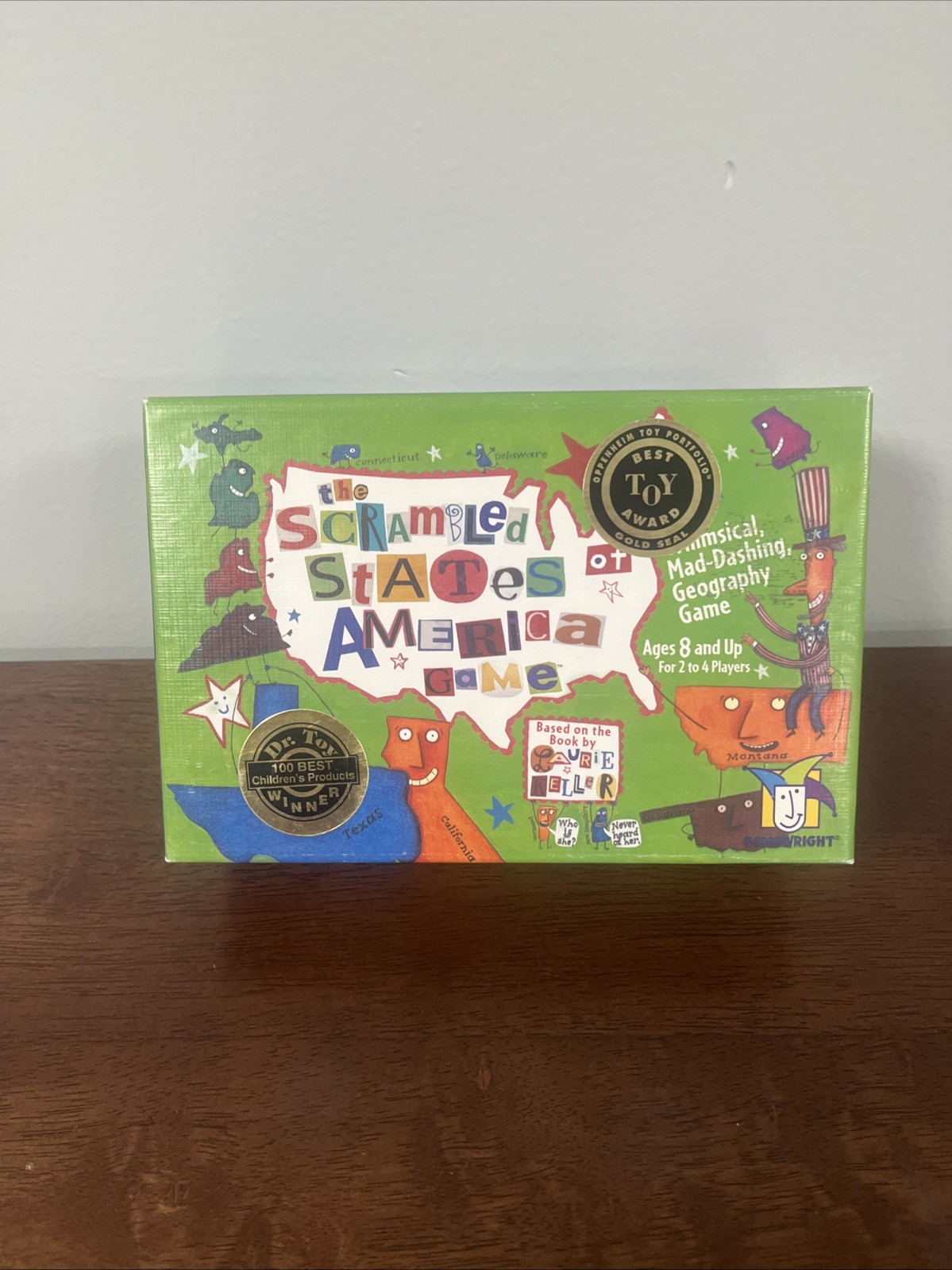 The Scrambled States of America Card Geography Game 2002-05 COMPLETE Gamewright