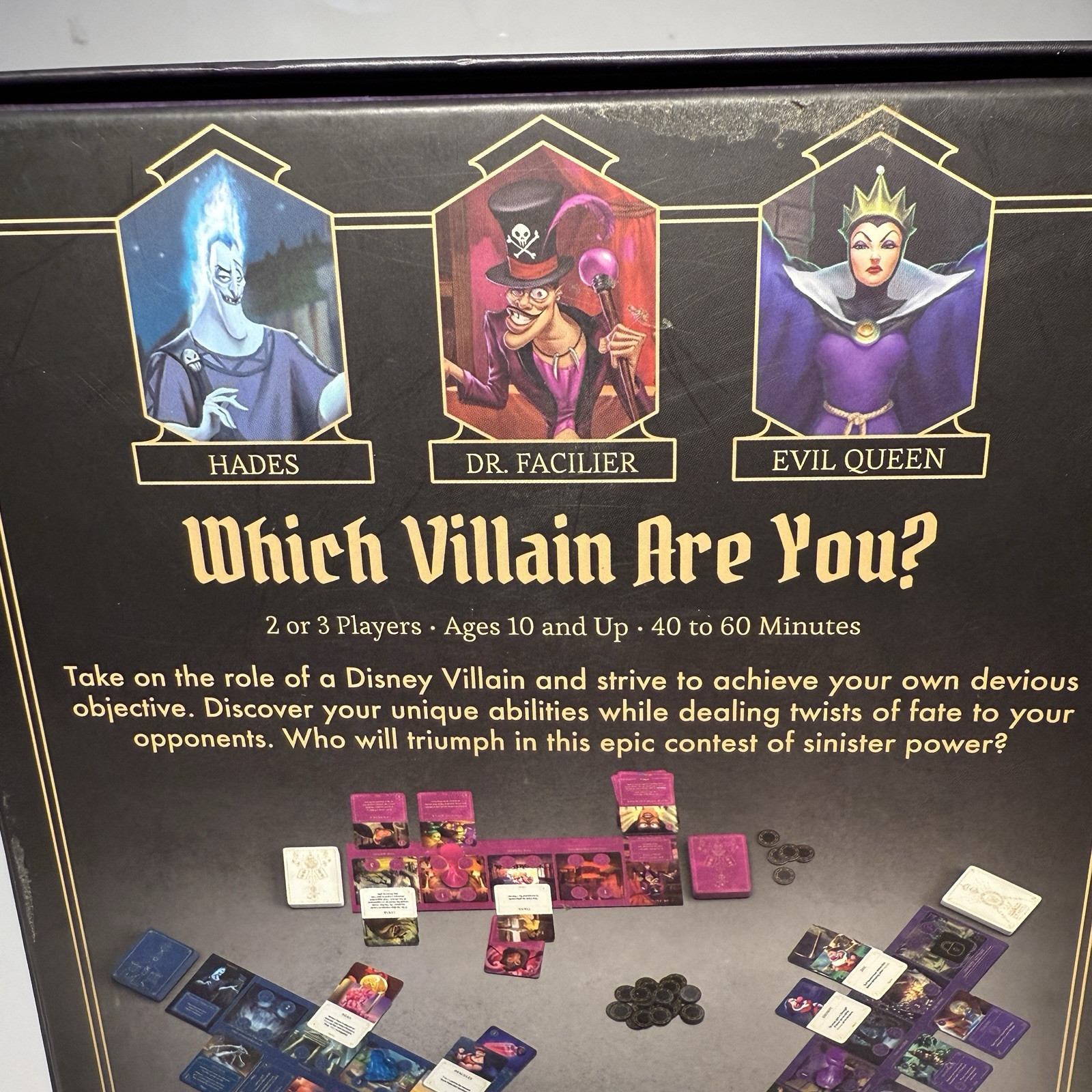 Disney Villainous Wicked to the Core COMPLETE Ravensburger 2019 Stand Alone Game