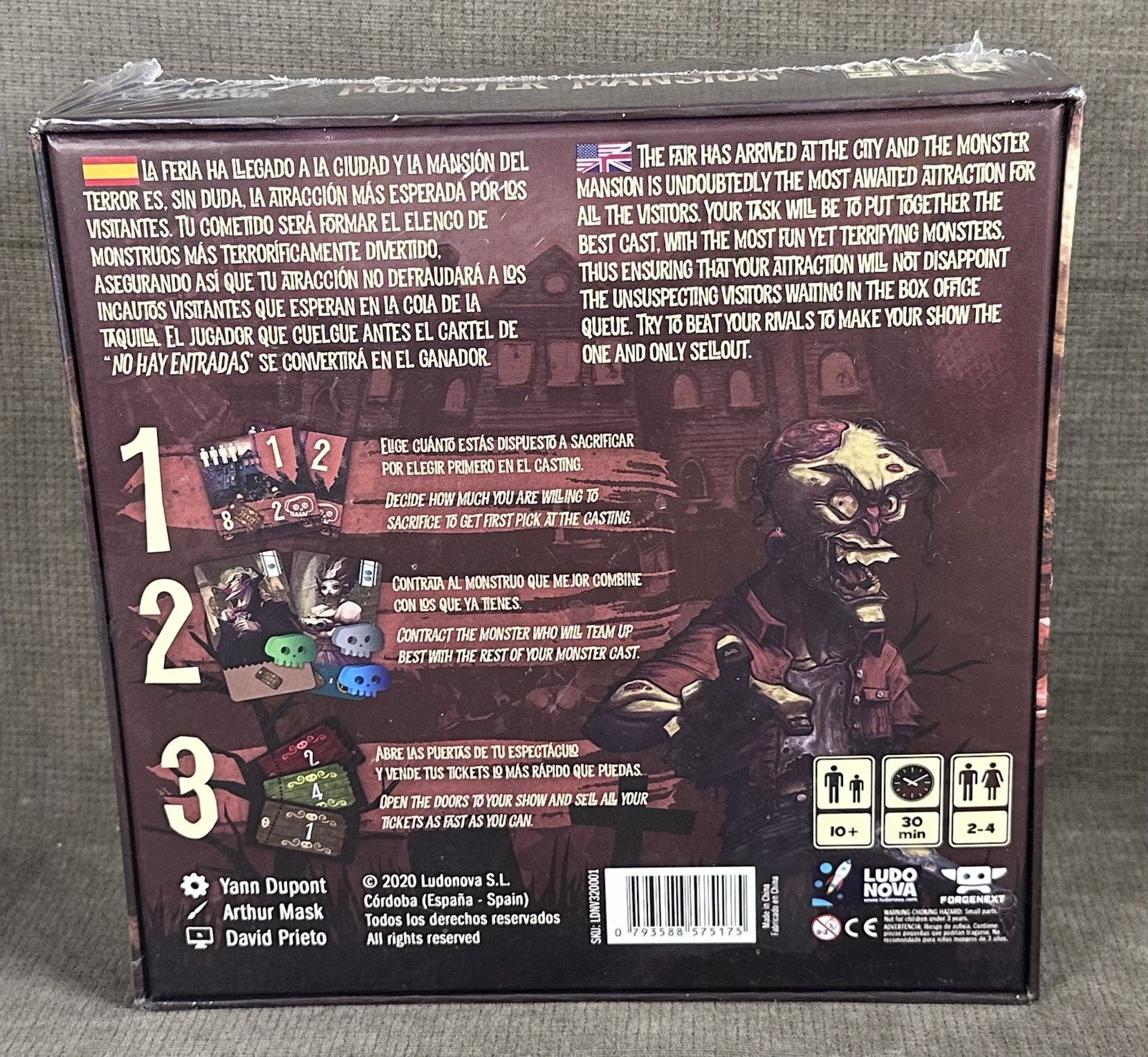 Monster Mansion Board Game – Spooky Fun for The Whole Family! Family Game for