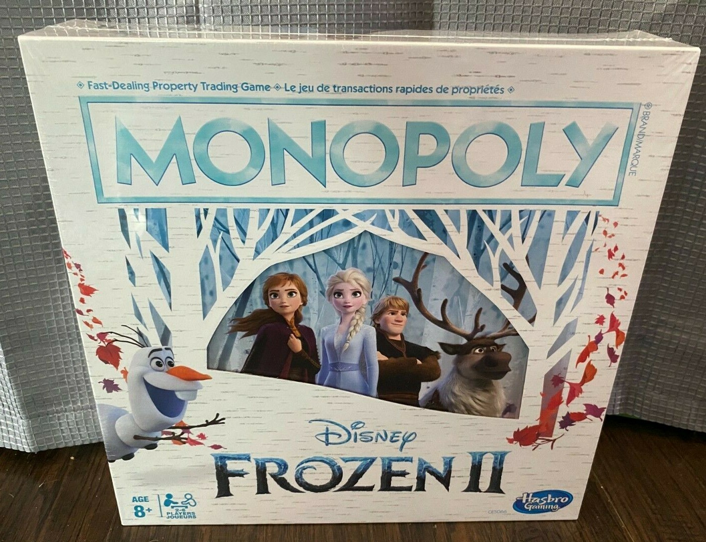 Hasbro Gaming Monopoly Disney Frozen II Board Game New 2 Elsa Olaf Anna Kristoff