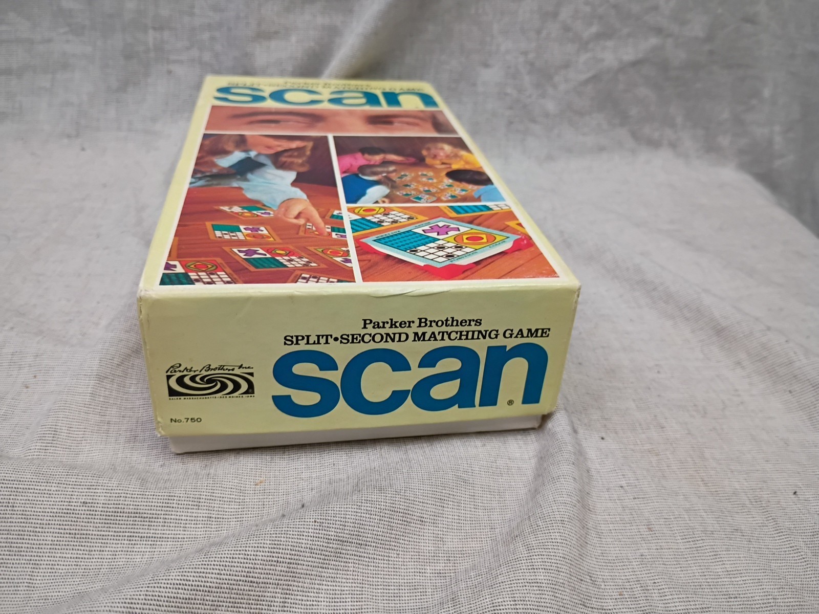 SCAN Parker Brothers 1970 Vintage Matching Card Game Complete in Original Box