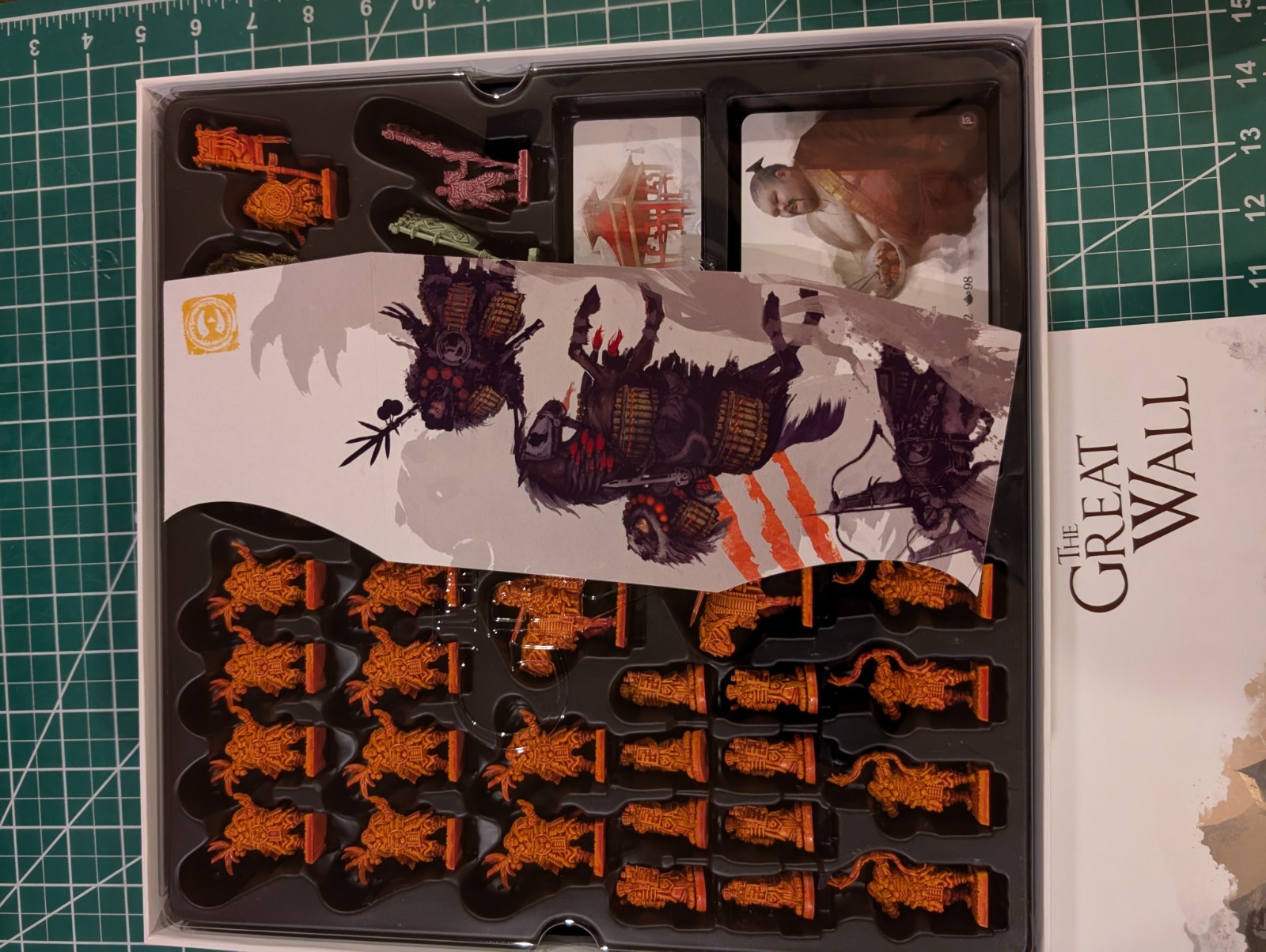 The Great Wall Bundle + Expansions + Playmat. New open box. Missing Rule book.