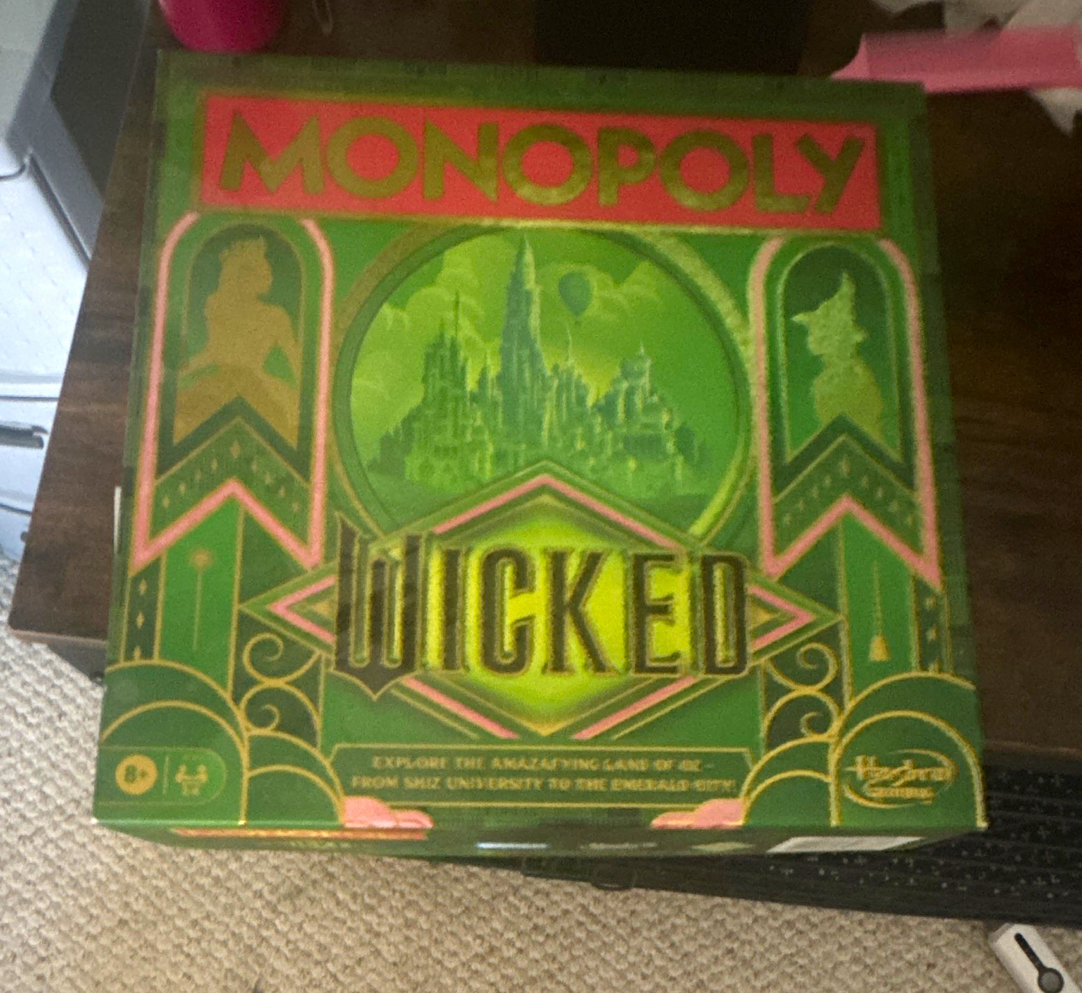 Hasbro Gaming Monopoly Wicked Special Edition Board Game, Ages 8+, 2-6 Players