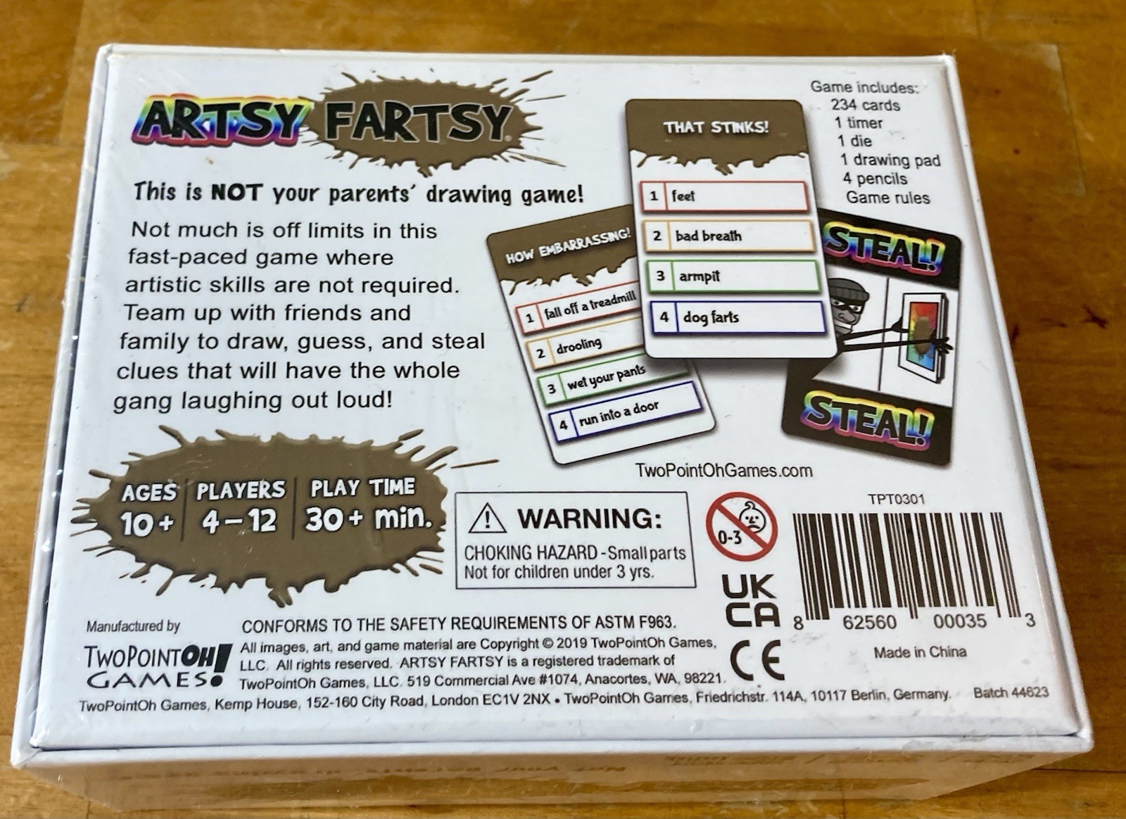 Artsy Fartsy Party Drawing Game Adult & Children Family Fun NEW SEALED