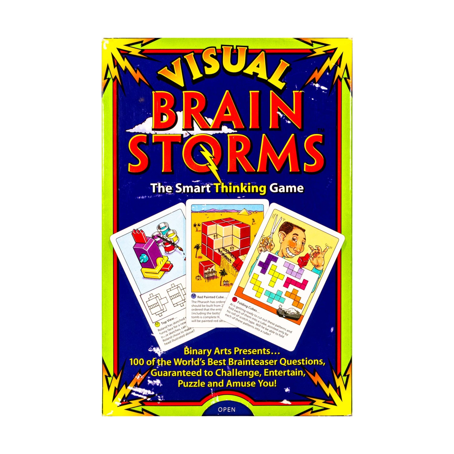 Binary Arts Boardgame Visual Brain Storms (1995 Ed) Box VG+/NM