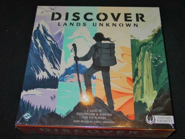 Fantasy Flight Games – DISCOVER LANDS UNKNOWN Exploration & Survival – SEALED