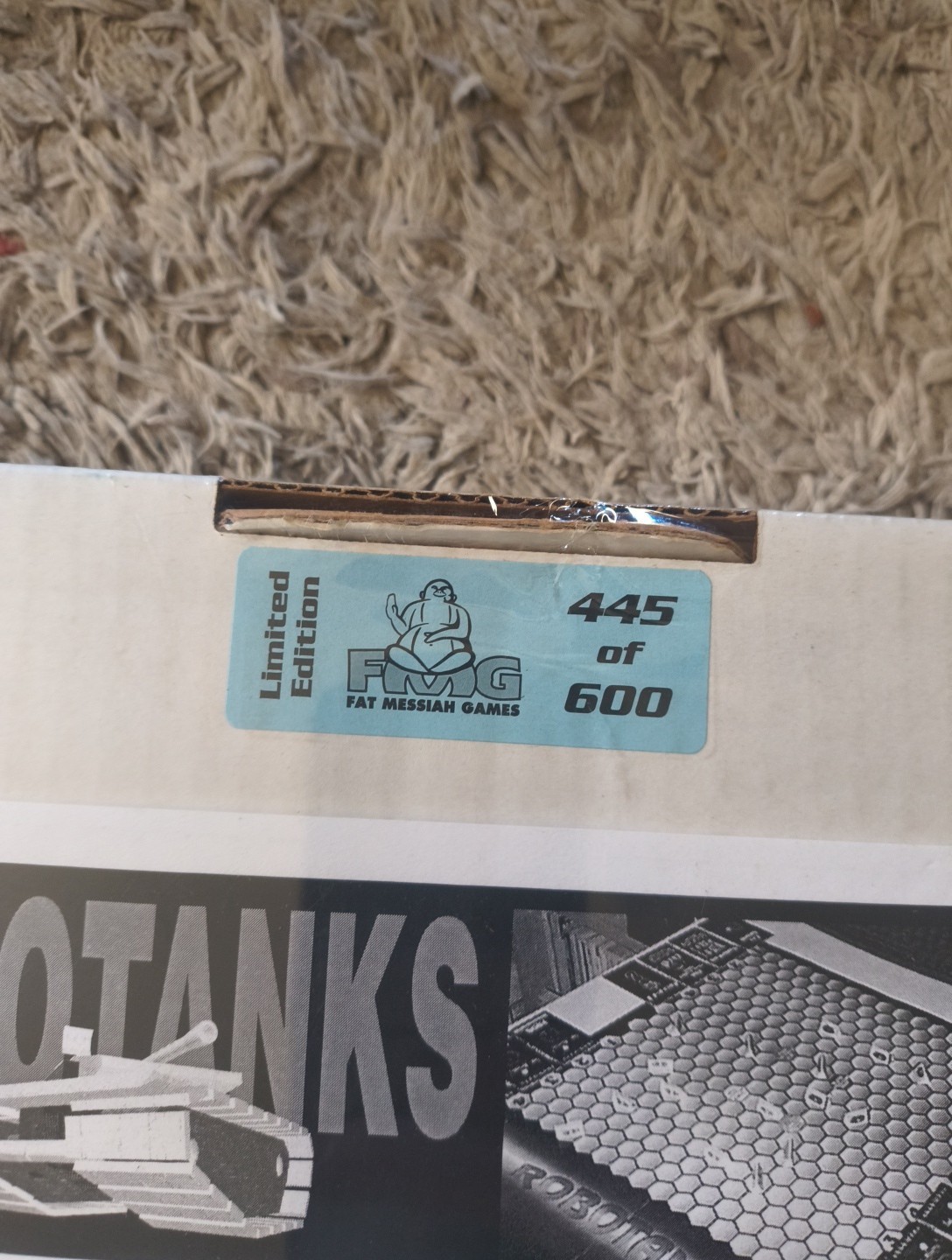 Fat Messiah Boardgame Robotanks (Limited Ed) Box EX Factory Sealed NOS
