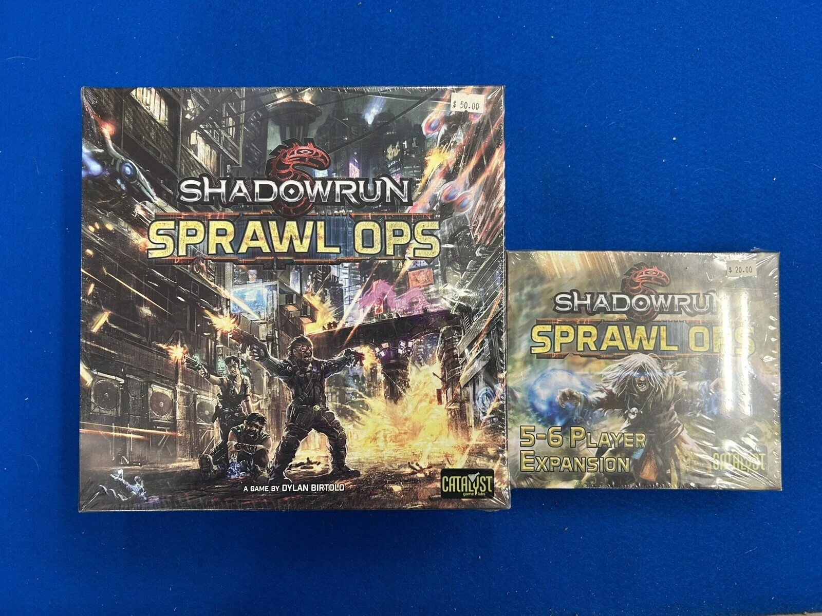 Shadowrun: Sprawl Ops Board Game SEALED With 5-6 Player Expansion