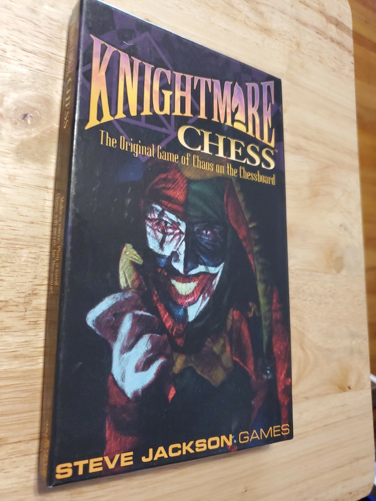 Knightmare Chess 1st Edition Steve Jackson Games opened but never played w rules