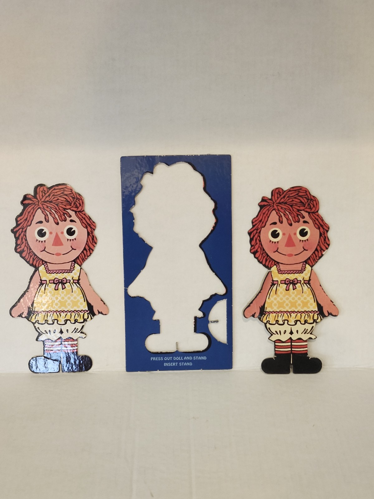 1967 Raggedy Ann Dress Up Kit with Colorforms Doll Fashion Vintage new