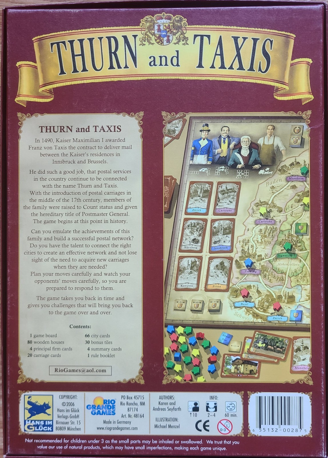 Thurn and Taxis PLUS Messenger of Princess – Board Game – BRAND NEW – OOP