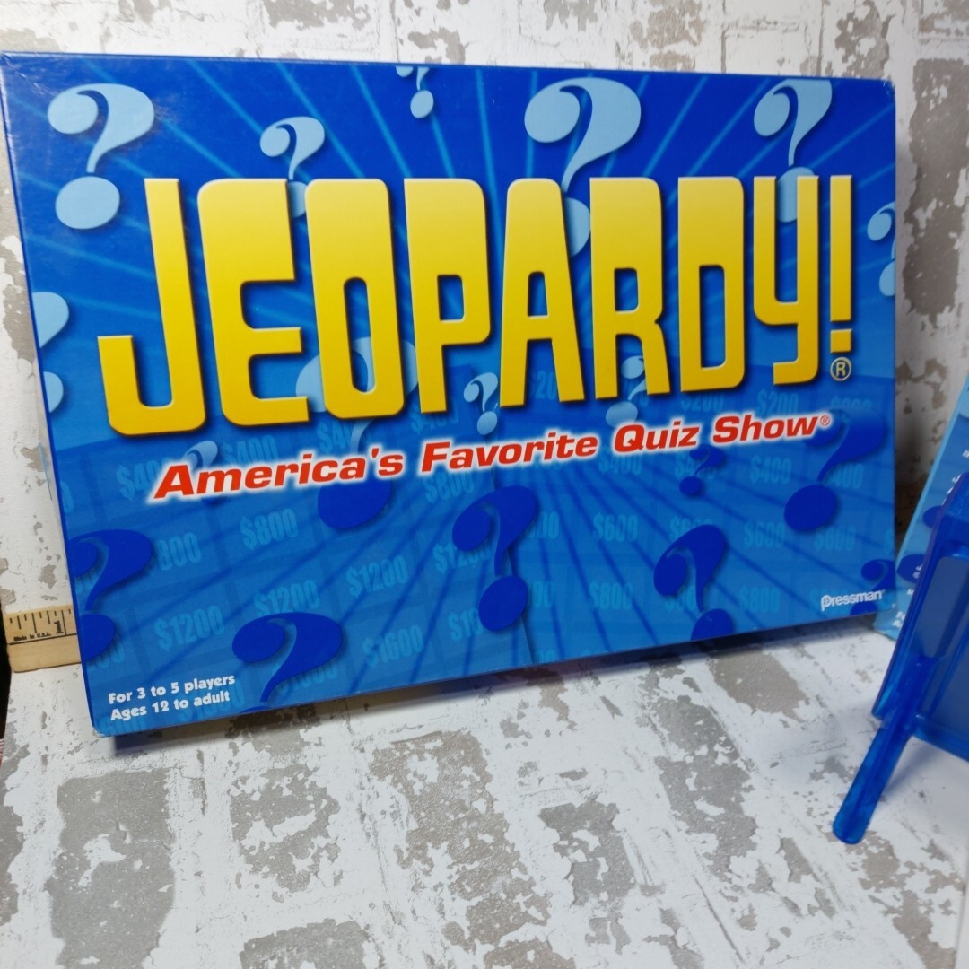 Jeopardy Board Game Original Edition Quiz Show Pressman 2003 Complete