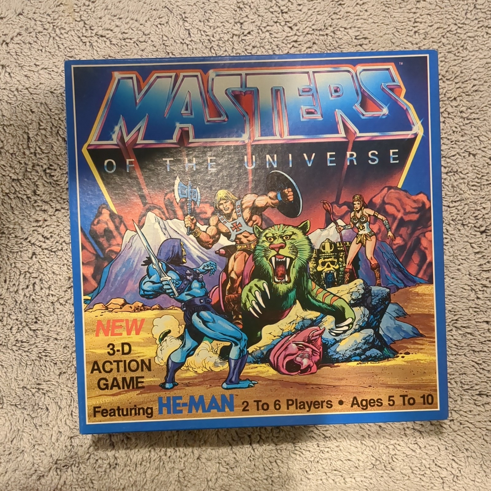 1983 Mattel Masters Of The Universe 3-D Action Game, New in box (NIB)