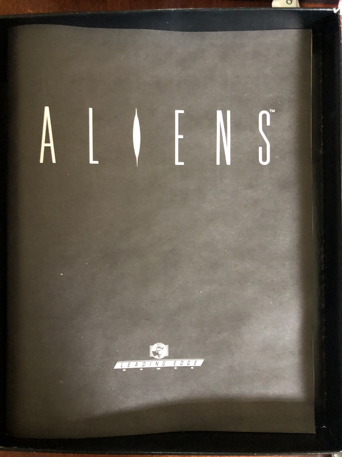 aliens this time its war board game 1989 original complete punched by me