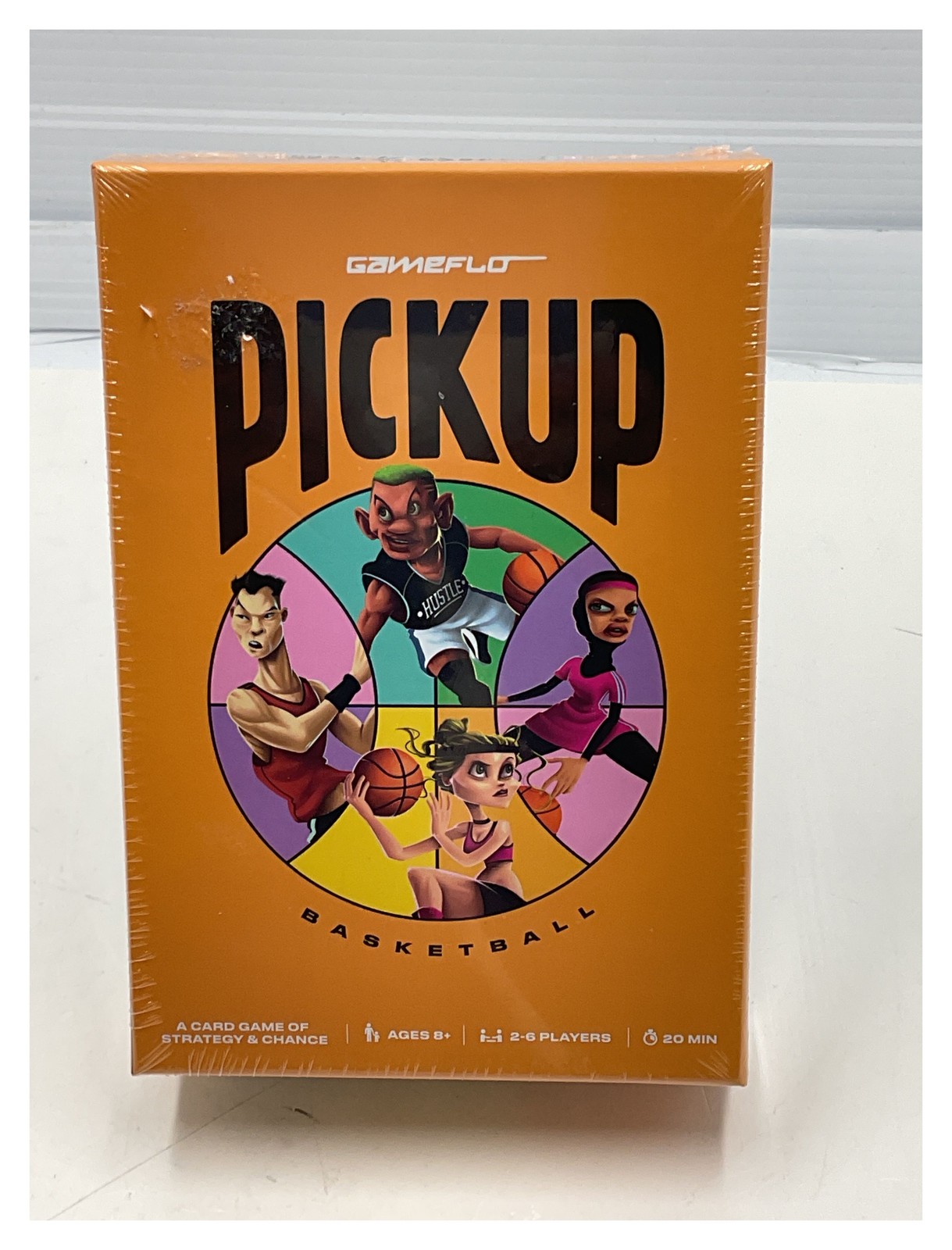 Gameflo PICKUP Basketball Strategy Card Game New Sealed 2-6 Players Ages 8+
