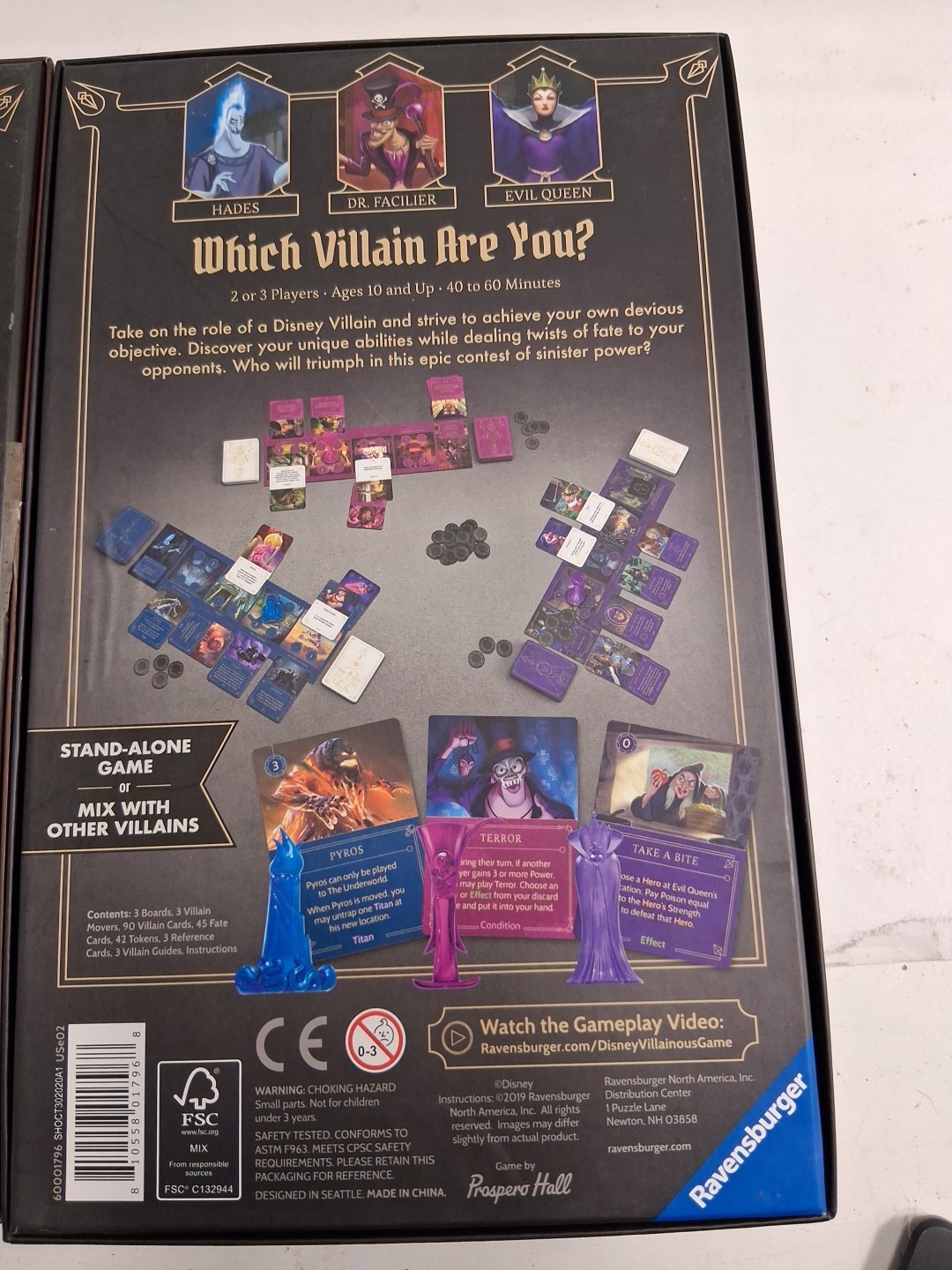 2 Disney Villainous Board Games Pretty Wicked & Wicked To The Core Read Descript
