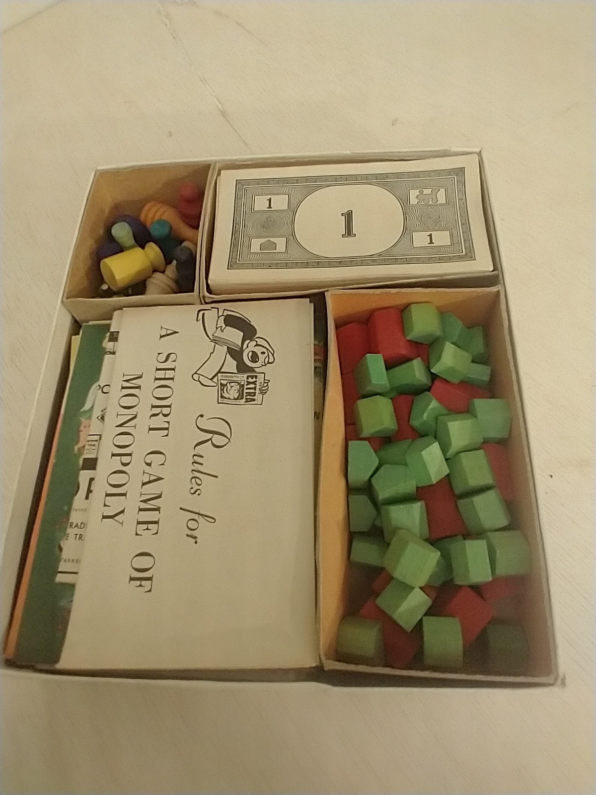 Vintage 1950’S Monopoly Popular Edition Parker Bros./ FLINCH 1938/