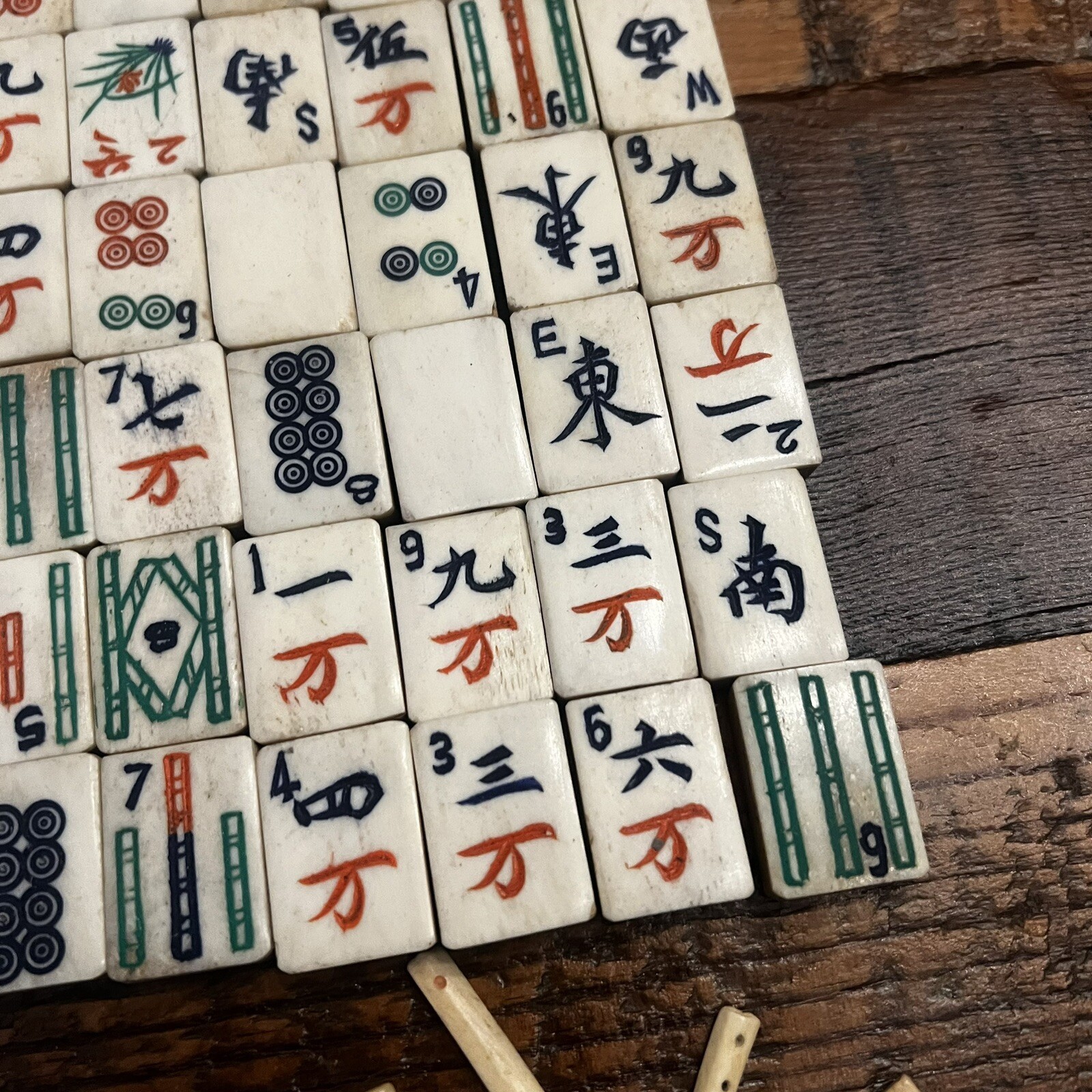 Antique Mahjong Set 1923 Yamanaka Co New York