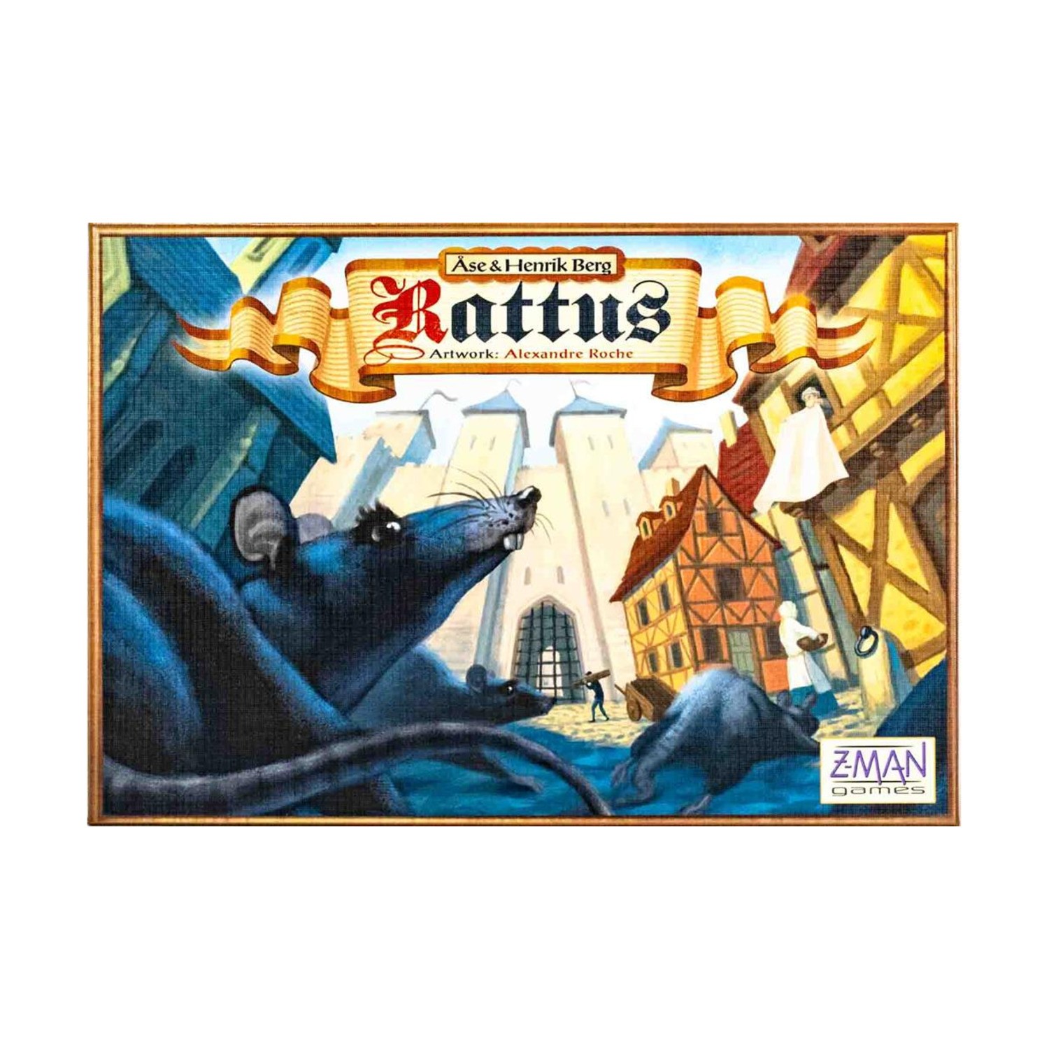 White Goblin Board Game Rattus w/Pied Piper Expansion NM