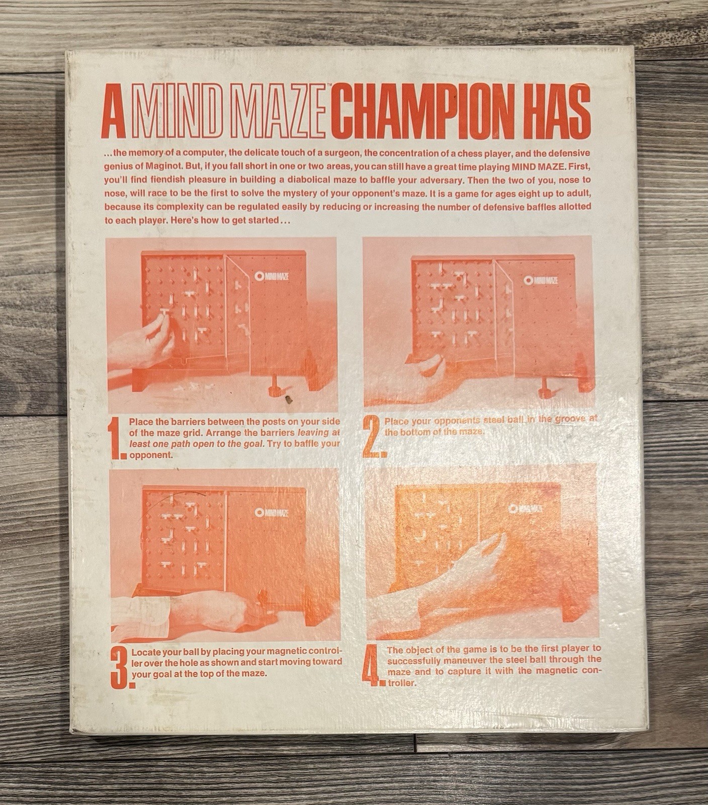 VTG! 1970 Mind Maze Game by Parker Brothers – COMPLETE! 🌟 EXCELLENT CONDITION!
